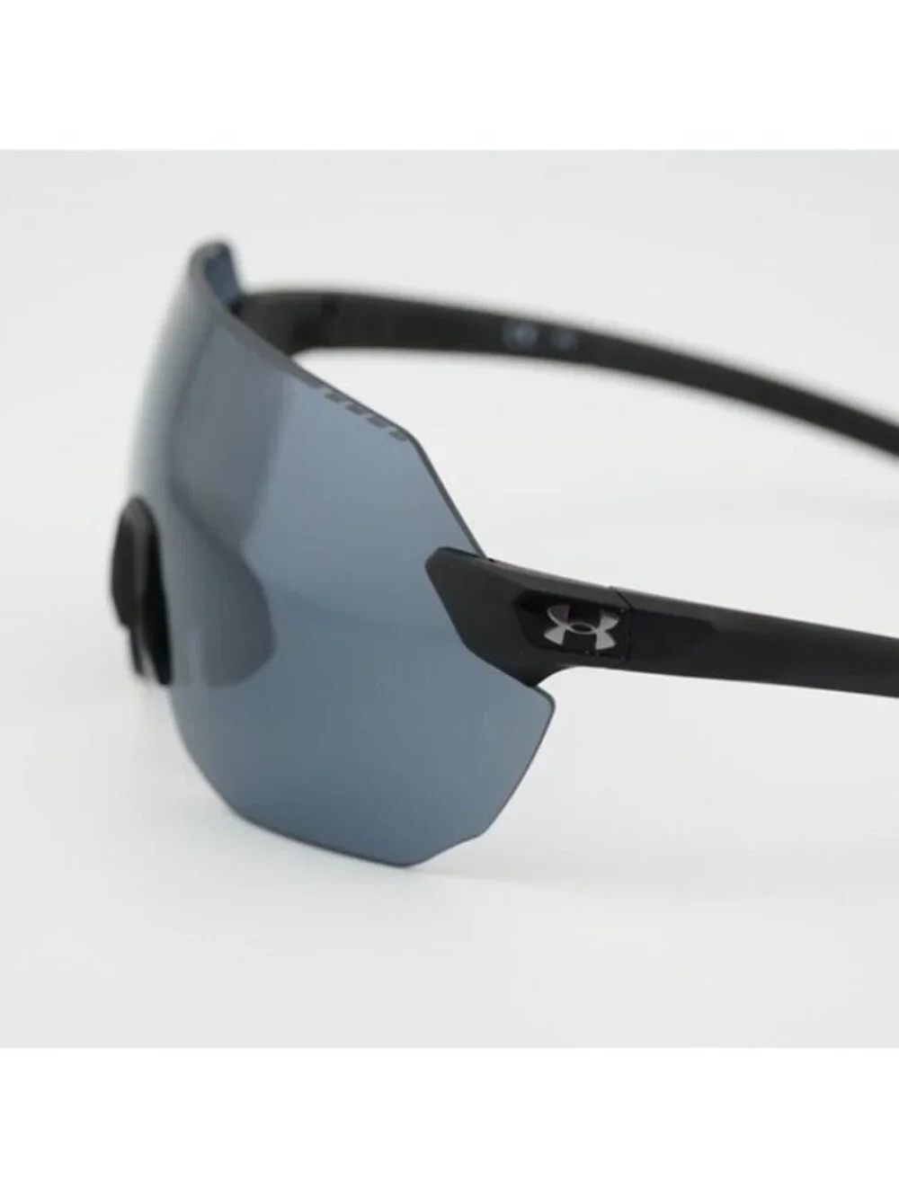 Under Armour UA HALFTIME/F 003 Sunglasses Matte Black Shield Frame, Grey Lenses